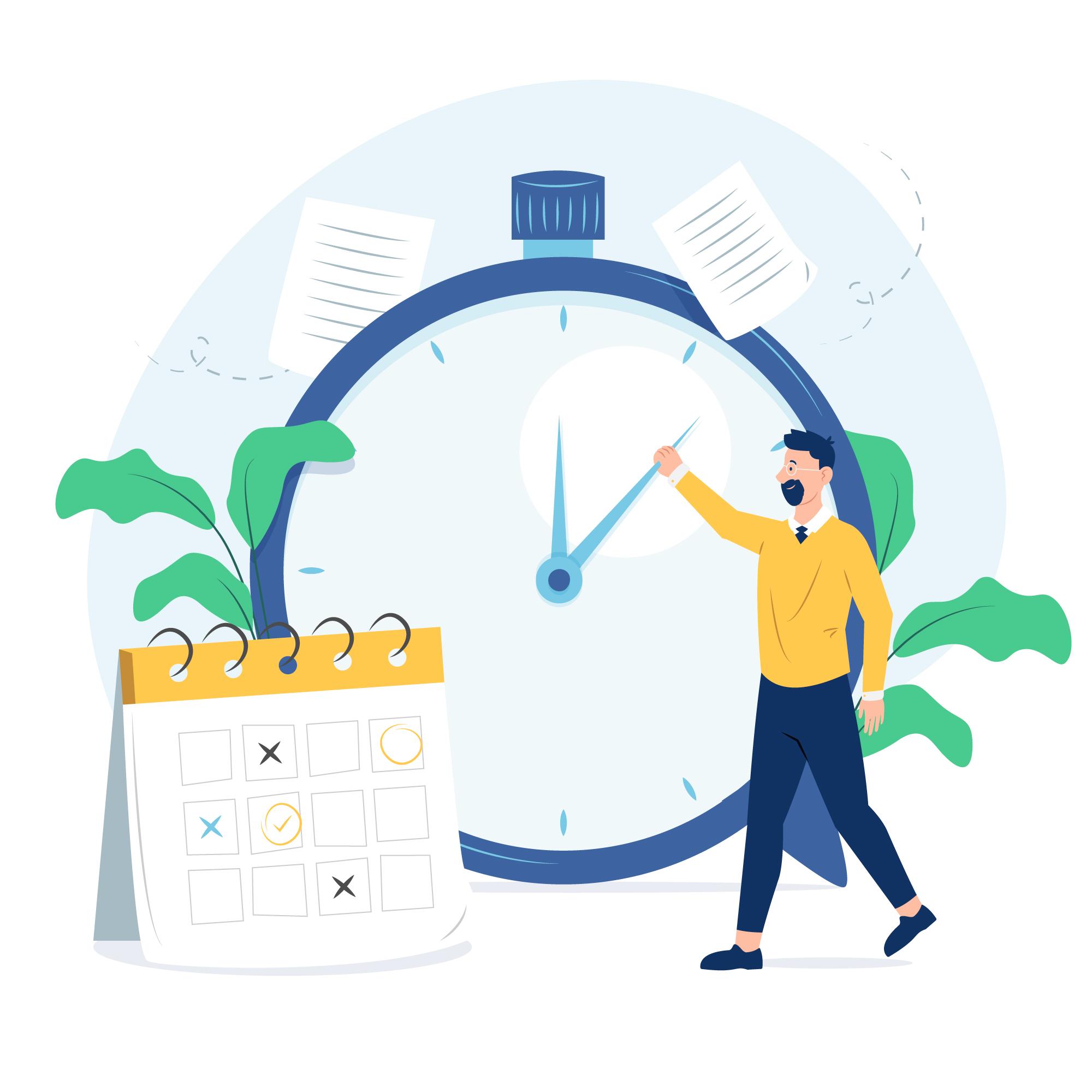 Vector de Reloj