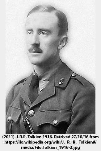 Photograph of J.R.R. Tolkien