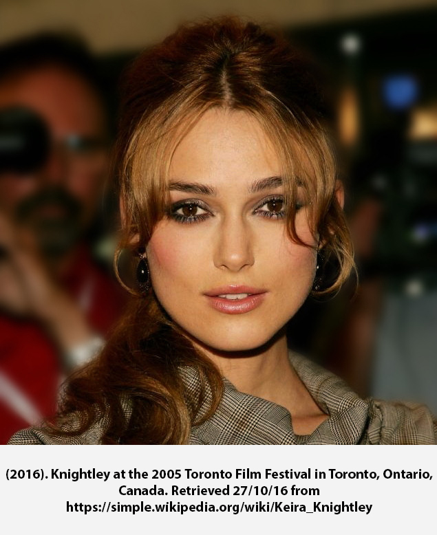 Photograph of Keira Knightley