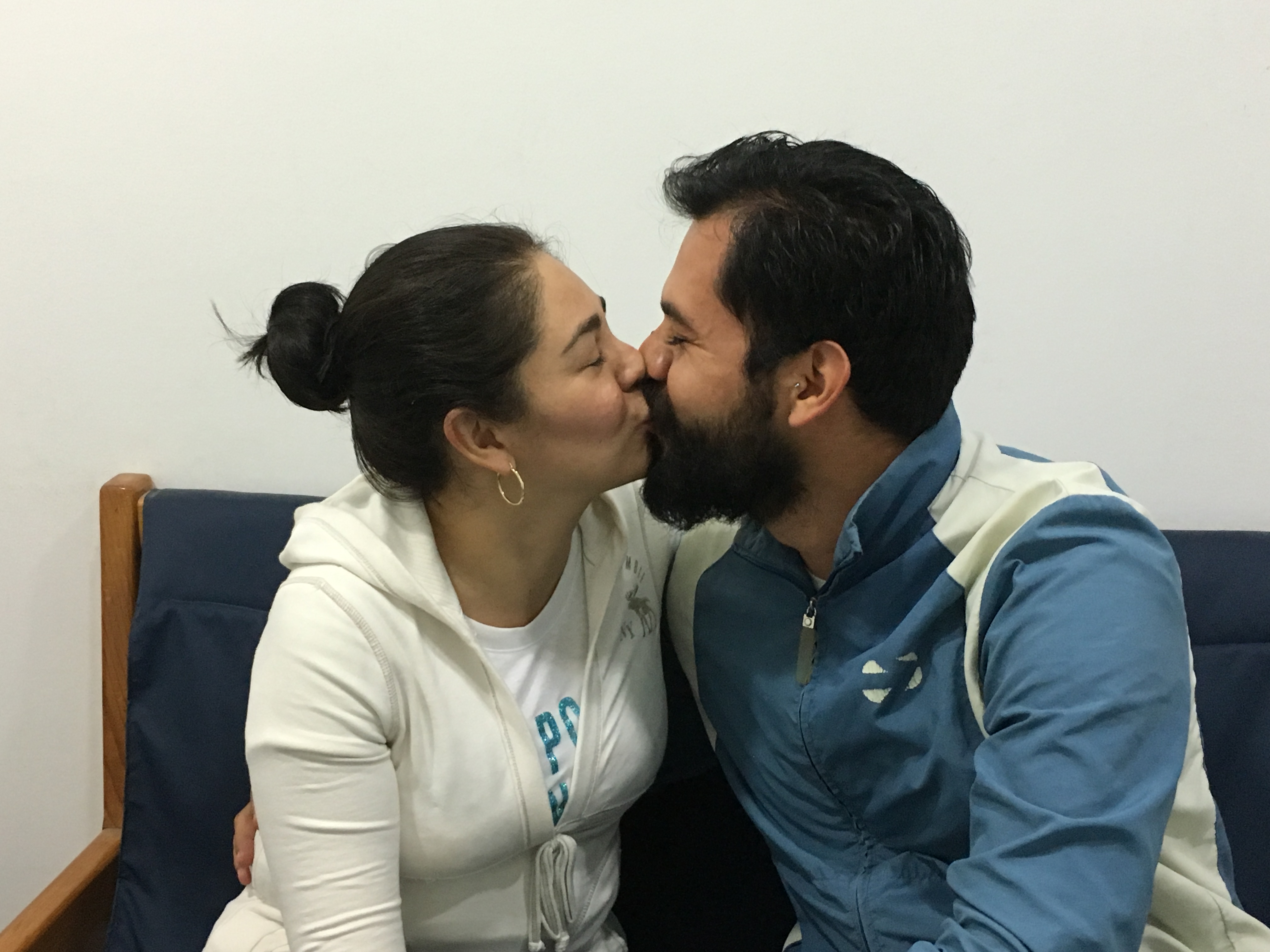 Couple kissing
