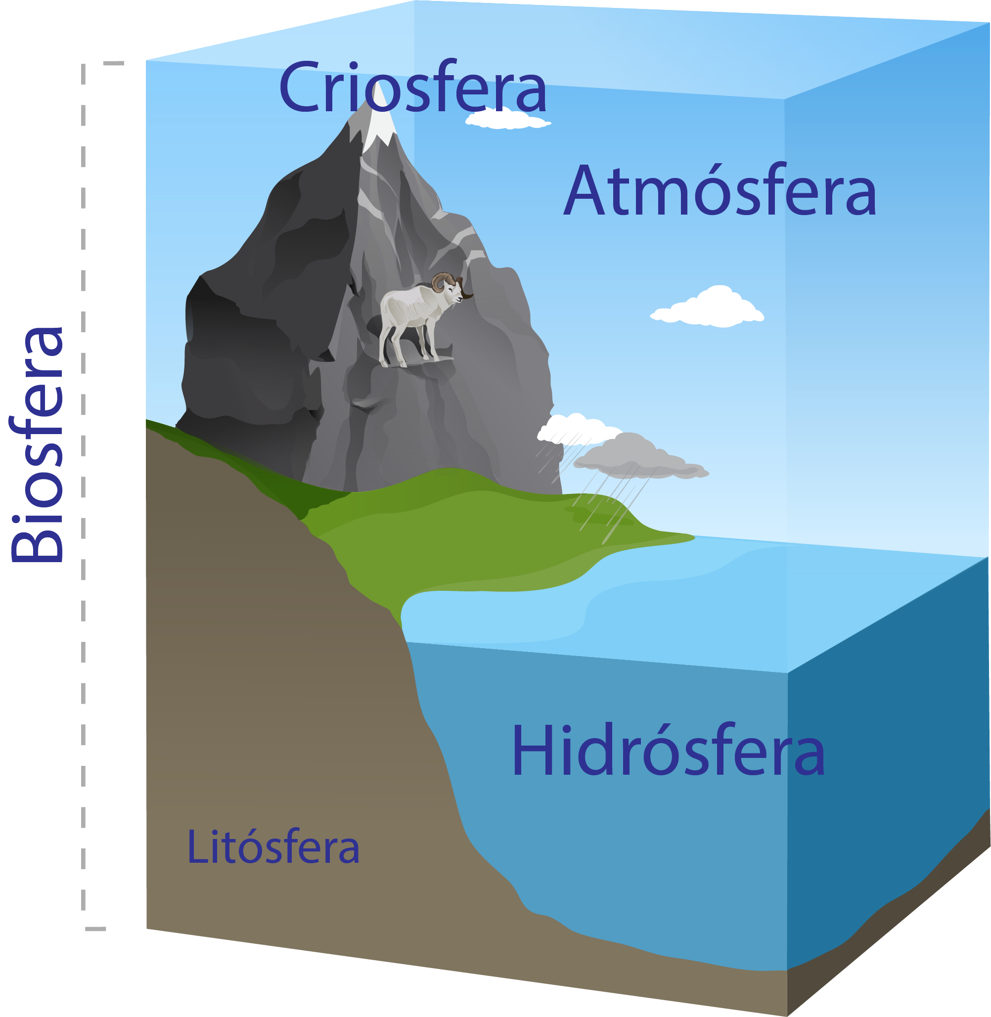 hidrosfera litosfera atmósfera biosfera