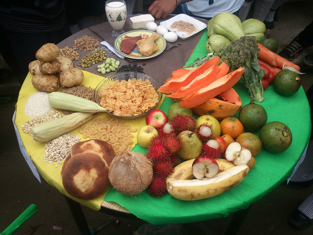 Healthy eating plate (mock-up)